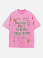 Taylor Swift Print Round Neck T-shirt