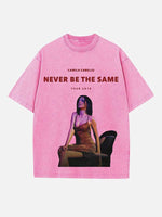 Camila Cabello Print Round Neck T-shirt