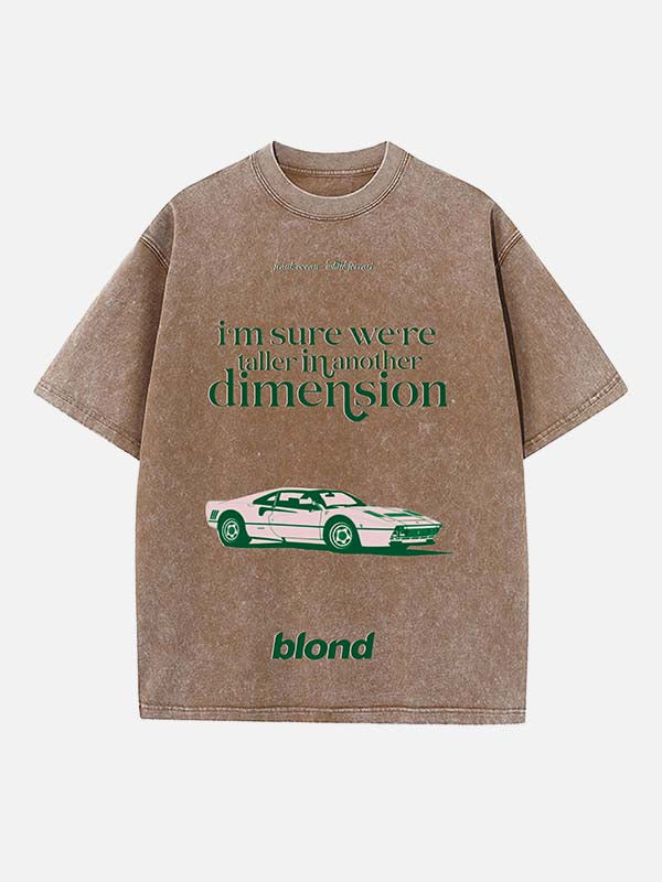 Frank Ocean Print Round Neck T-shirt