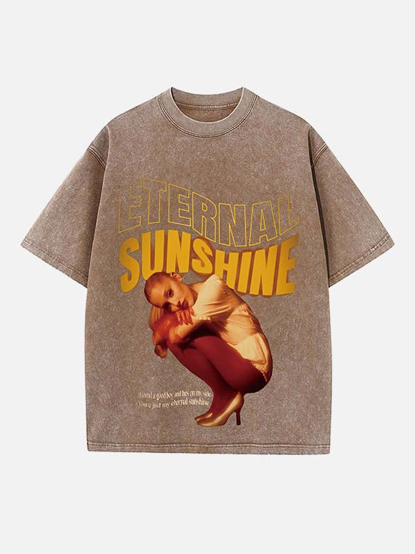 Ariana Grande Print Round Neck T-shirt