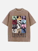 Taylor Swift Print Round Neck T-shirt