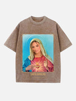 Karol G Print Round Neck T-shirt