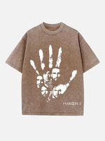 Maroon 5 Print Round Neck T-shirt