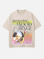 Lorde Print Round Neck T-shirt