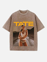 Tate McRae Print Round Neck T-shirt