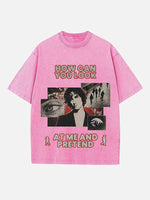 Sombr Print Round Neck T-shirt