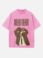 Billie Eilish Print Round Neck T-shirt