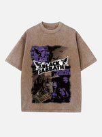 Black Sabbath Print Round Neck T-shirt