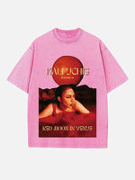 Kali Uchis Print Round Neck T-shirt