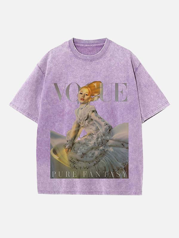 Ariana Grande Print Round Neck T-shirt