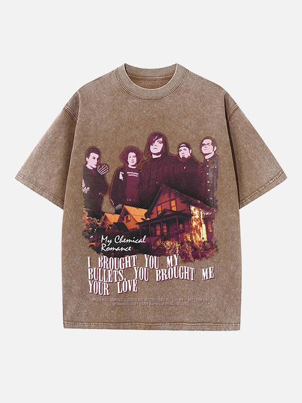 My Chemical Romance Print Round Neck T-shirt