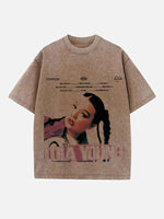 Lola Young Print Round Neck T-shirt
