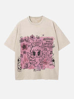 Karol G Print Round Neck T-shirt