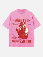 Beyoncé Print Round Neck T-shirt