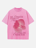 Kali Uchis Print Round Neck T-shirt