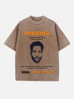 Frank Ocean Print Round Neck T-shirt