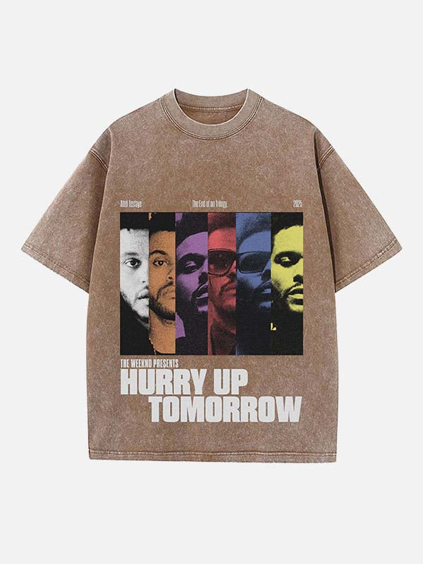 The Weeknd Print Round Neck T-shirt