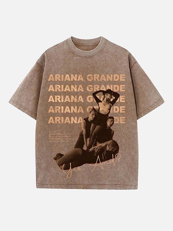Ariana Grande Print Round Neck T-shirt