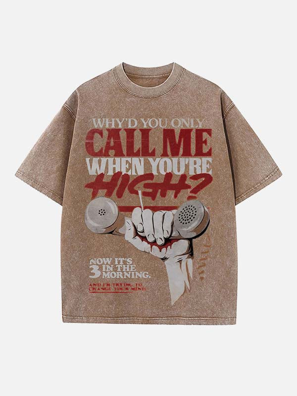 Arctic Monkeys Print Round Neck T-shirt