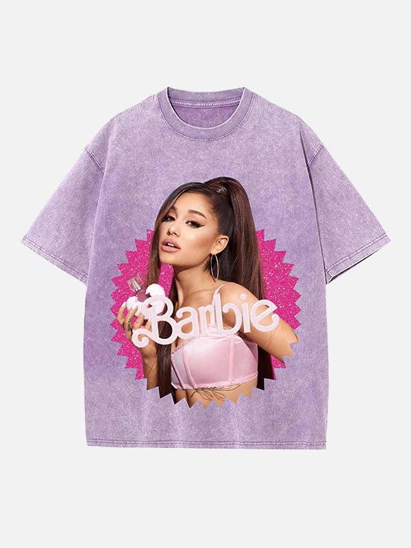 Ariana Grande Print Round Neck T-shirt