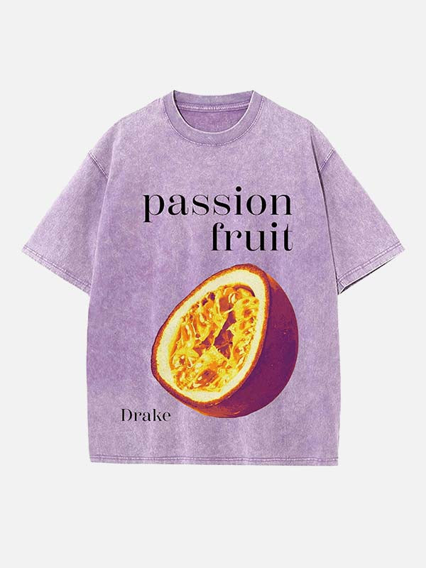 Drake Print Round Neck T-shirt