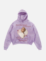 Ariana Grande Print Slant Pockets Hoodie