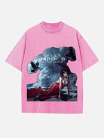 Cardi B Print Round Neck T-shirt