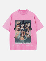 Ariana Grande Print Round Neck T-shirt