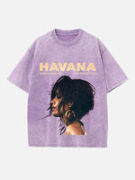Camila Cabello Print Round Neck T-shirt