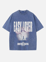 Miley Cyrus Print Round Neck T-shirt