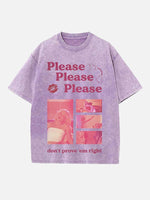 Sabrina Carpenter Print Round Neck T-shirt