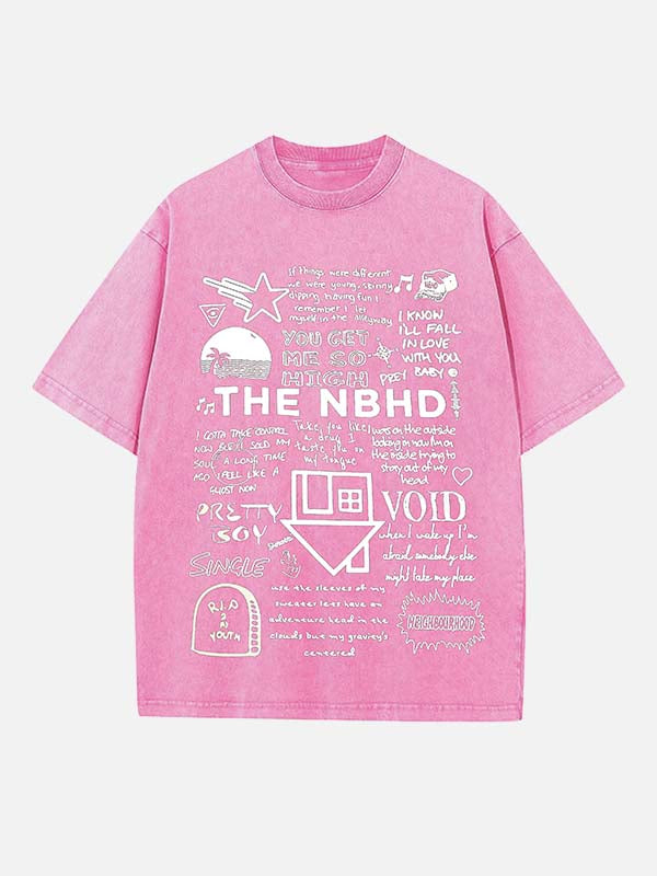 The Neighbourhood Print Round Neck T-shirt