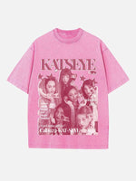 KATSEYE Print Round Neck T-shirt