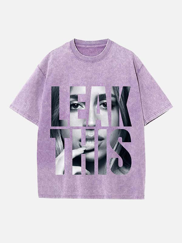 Tate McRae Print Round Neck T-shirt