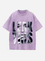 Tate McRae Print Round Neck T-shirt