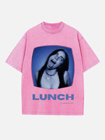 Billie Eilish Print Round Neck T-shirt