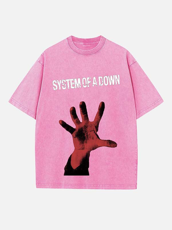System of a Down Print Round Neck T-shirt