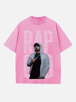 Eminem Print Round Neck T-shirt
