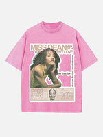 Olivia Dean Print Round Neck T-shirt