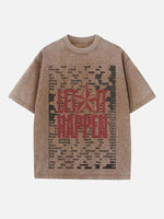 Tame Impala Print Round Neck T-shirt