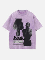 Frank Ocean Print Round Neck T-shirt
