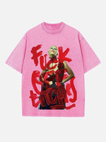 Doja Cat Print Round Neck T-shirt