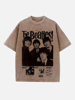 The Beatles Print Round Neck T-shirt