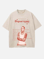 Eminem Print Round Neck T-shirt