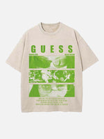 Charli xcx Print Round Neck T-shirt