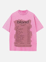 Frank Ocean Print Round Neck T-shirt