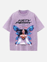 Katy Perry Print Round Neck T-shirt