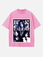 Billie Eilish Print Round Neck T-shirt