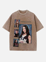 Madison Beer Print Round Neck T-shirt