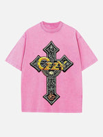 Black Sabbath Print Round Neck T-shirt